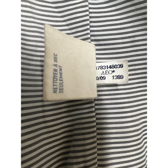 American Eagle Outfitters Military Coat Navy Blue Wool Jacket - Picture 9 of 11